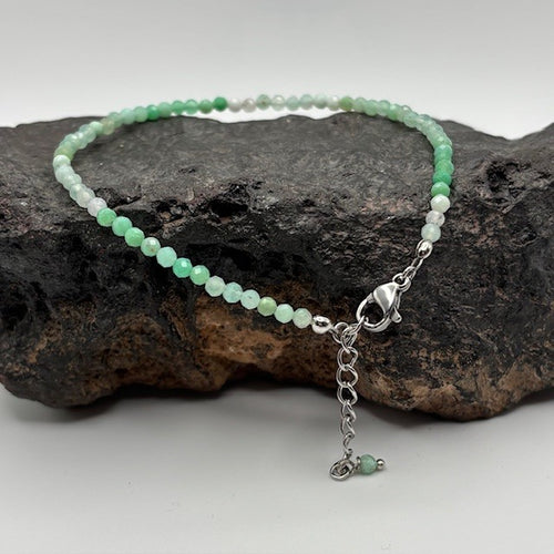 Chrysoprase Tiny Stone Bracelet
