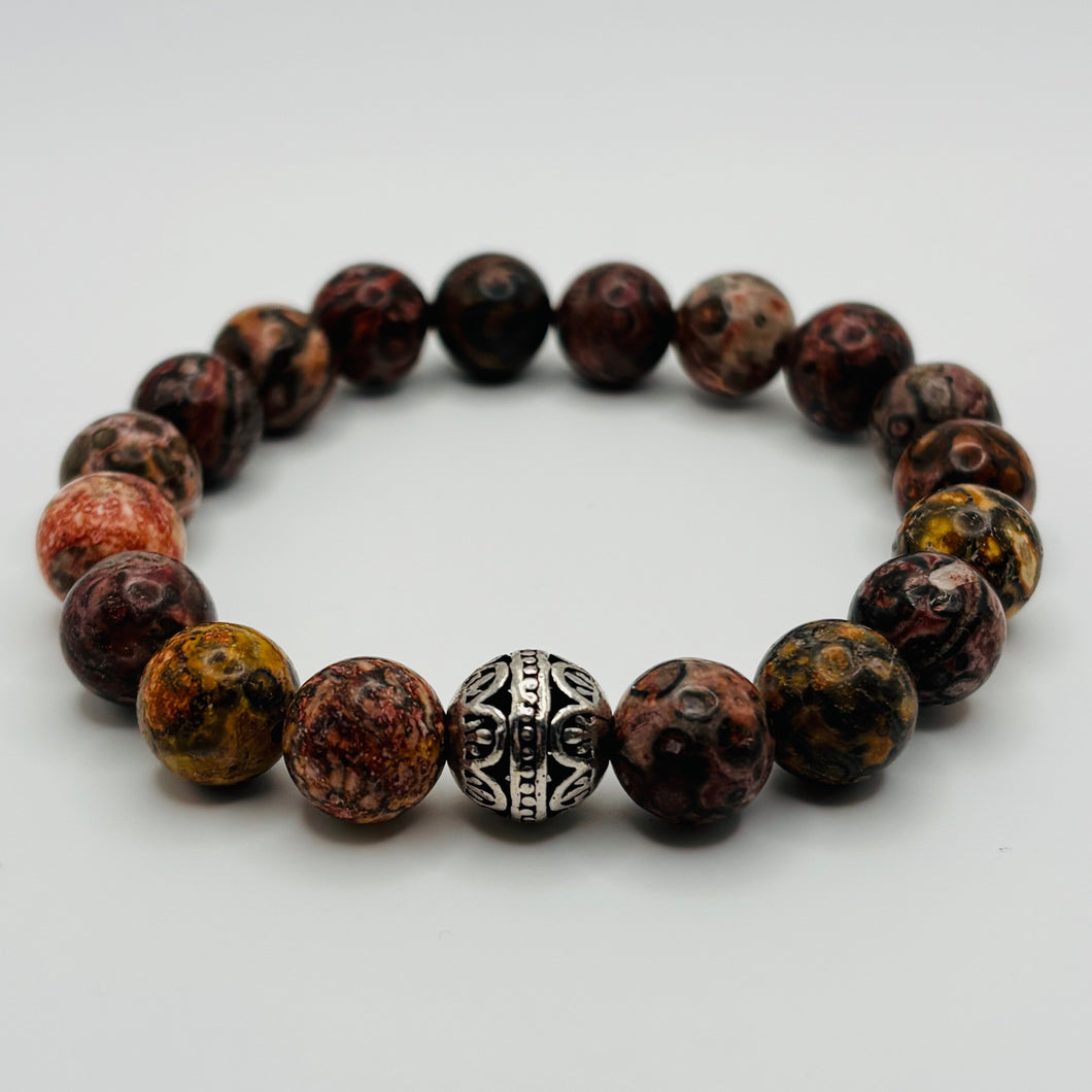 Leopardskin Jasper Bracelet