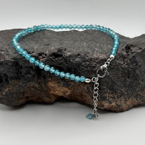 Blue Topaz Tiny Stone Bracelet