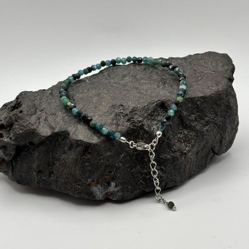 Blue Tourmaline Tiny Stone Bracelet