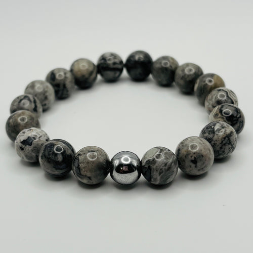 Black Picasso Stone Bracelet