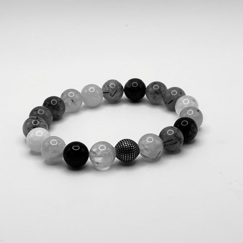 Tourmalinated Quartz Bracelet
