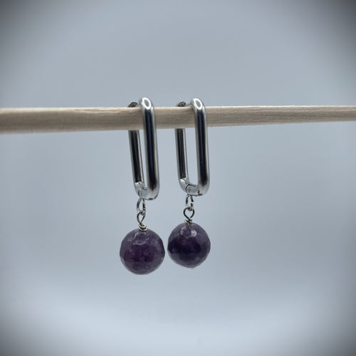 Lepidolite Earrings