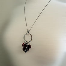 Red Magnesite, Flower Agate, Red Tiger Iron & Brecciated Jasper Aromatherapy Necklace