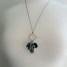 Seraphinite, Kambaba Jasper, Tree Agate & BC Jade Aromatherapy Necklace