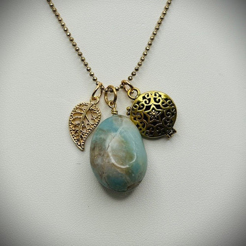 Amazonite Aromatherapy Necklace