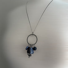 Sodalite, Blue Goldstone, Blue Spot Jasper & Dumortierite Aromatherapy Necklace