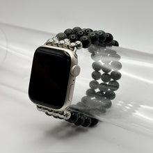 Serpentine, Obsidian and Kambaba Jasper Gemstone Apple Watch Band