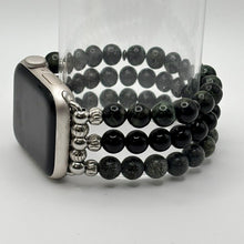 Serpentine, Obsidian and Kambaba Jasper Gemstone Apple Watch Band