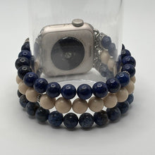 Dumortierite, Fossil Stone and Lapis Lazuli Apple Watch Band