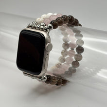 Smoky Quartz, Rose Quartz & Natural Howlite Apple Watch Band