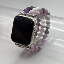 Amethyst, Crazy Lace Agate and Lepidolite Apple Watch Band