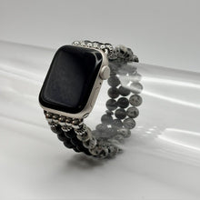 Larvikite, Obsidian and Sesame Jasper Apple Watch Band