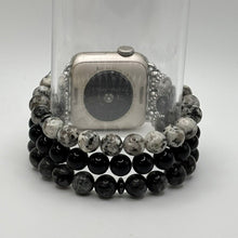 Larvikite, Obsidian and Sesame Jasper Apple Watch Band