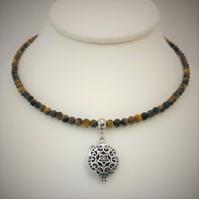 Matte Tiger Eye Aromatherapy Choker / Bracelet